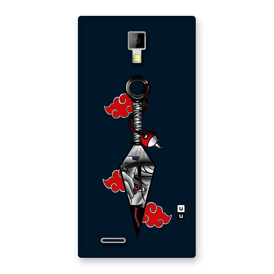 Itachi Kunai Naruto Back Case for Micromax Canvas Xpress A99