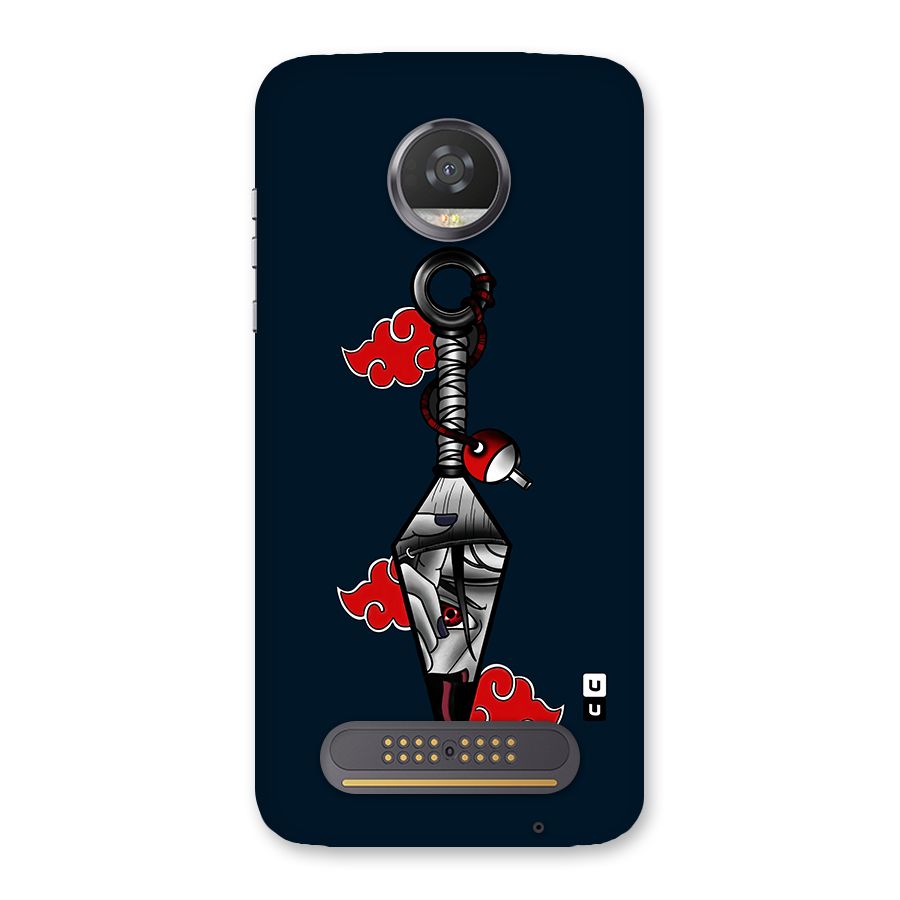Itachi Kunai Naruto Back Case for Moto Z2 Play