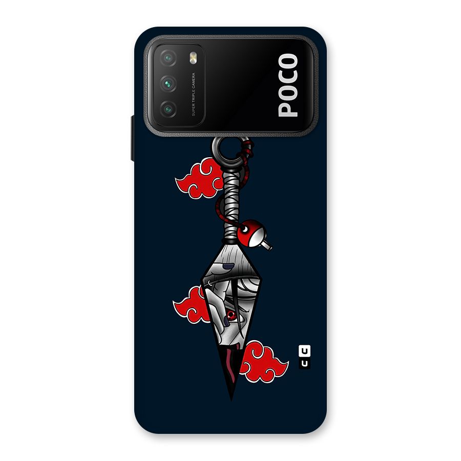 Itachi Kunai Naruto Back Case for Poco M3
