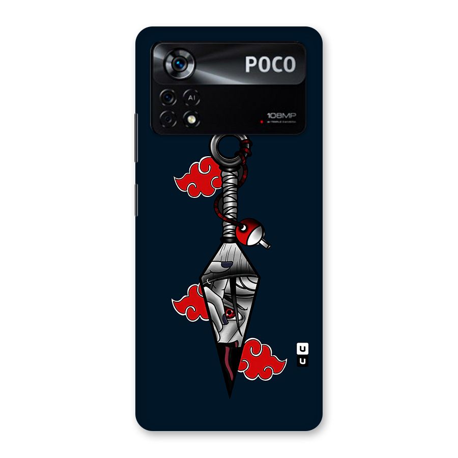 Itachi Kunai Naruto Back Case for Poco X4 Pro 5G