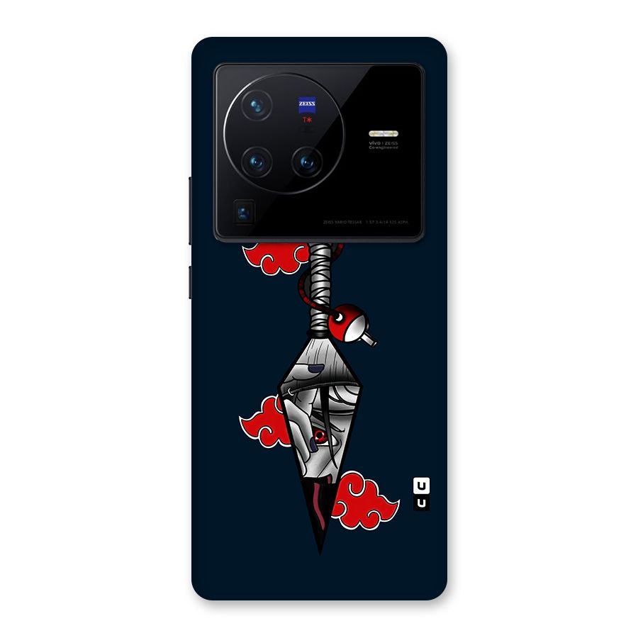 Itachi Kunai Naruto Back Case for Vivo X80 Pro