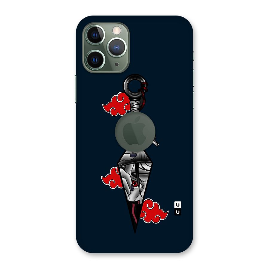 Itachi Kunai Naruto Back Case for iPhone 11 Pro Logo  Cut
