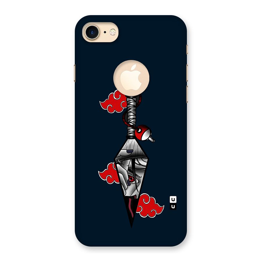 Itachi Kunai Naruto Back Case for iPhone 7 Logo Cut