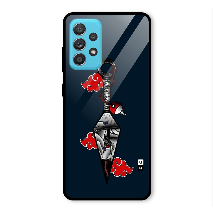 Itachi Kunai Naruto Glass Back Case for Galaxy A52