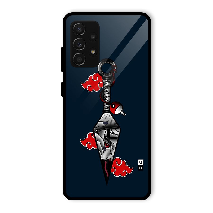 Itachi Kunai Naruto Glass Back Case for Galaxy A53 5G