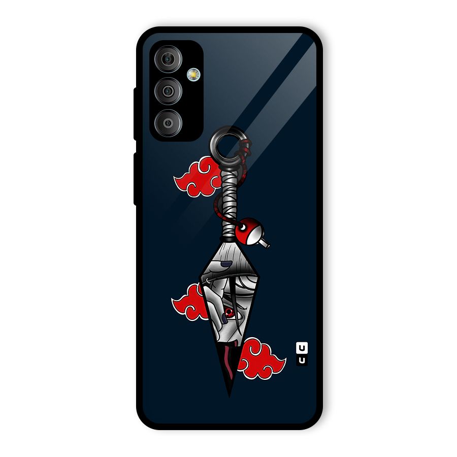 Itachi Kunai Naruto Glass Back Case for Galaxy F23