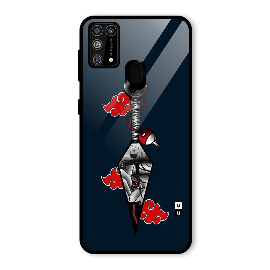 Itachi Kunai Naruto Glass Back Case for Galaxy F41