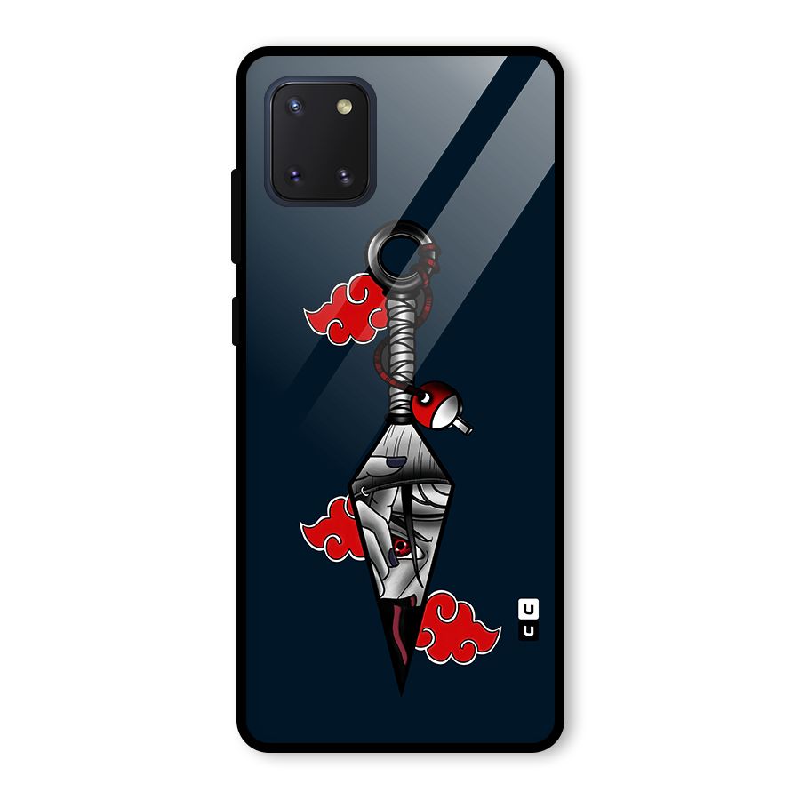Itachi Kunai Naruto Glass Back Case for Galaxy Note 10 Lite