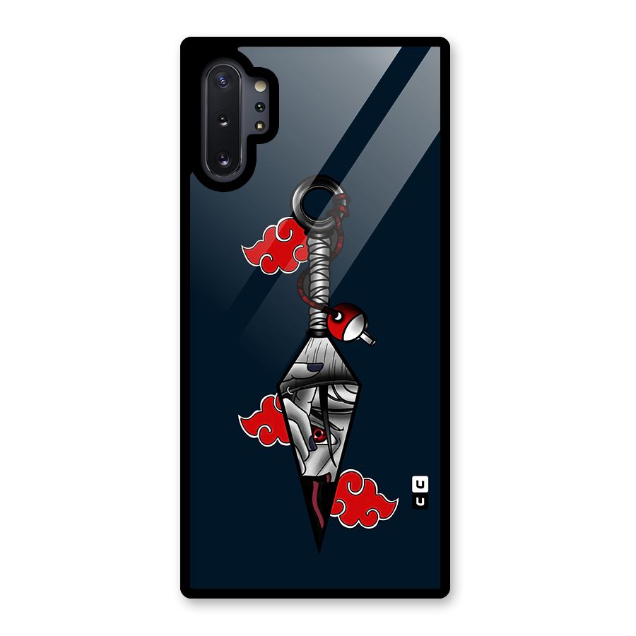 Itachi Kunai Naruto Glass Back Case for Galaxy Note 10 Plus