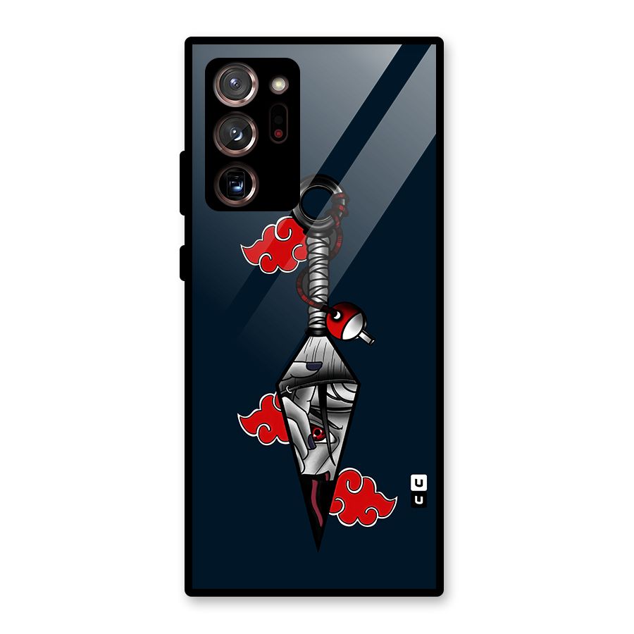 Itachi Kunai Naruto Glass Back Case for Galaxy Note 20 Ultra