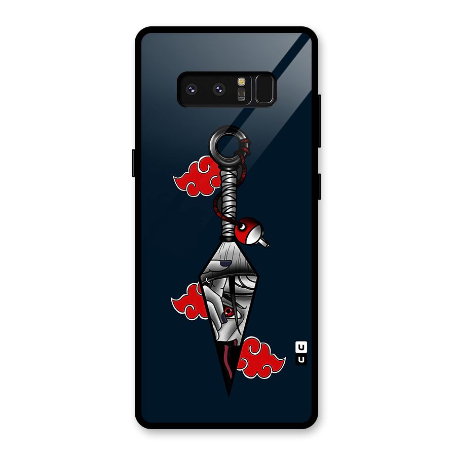 Itachi Kunai Naruto Glass Back Case for Galaxy Note 8
