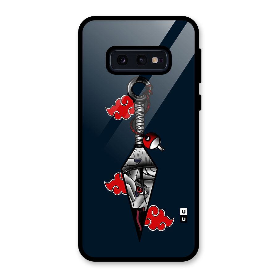 Itachi Kunai Naruto Glass Back Case for Galaxy S10e