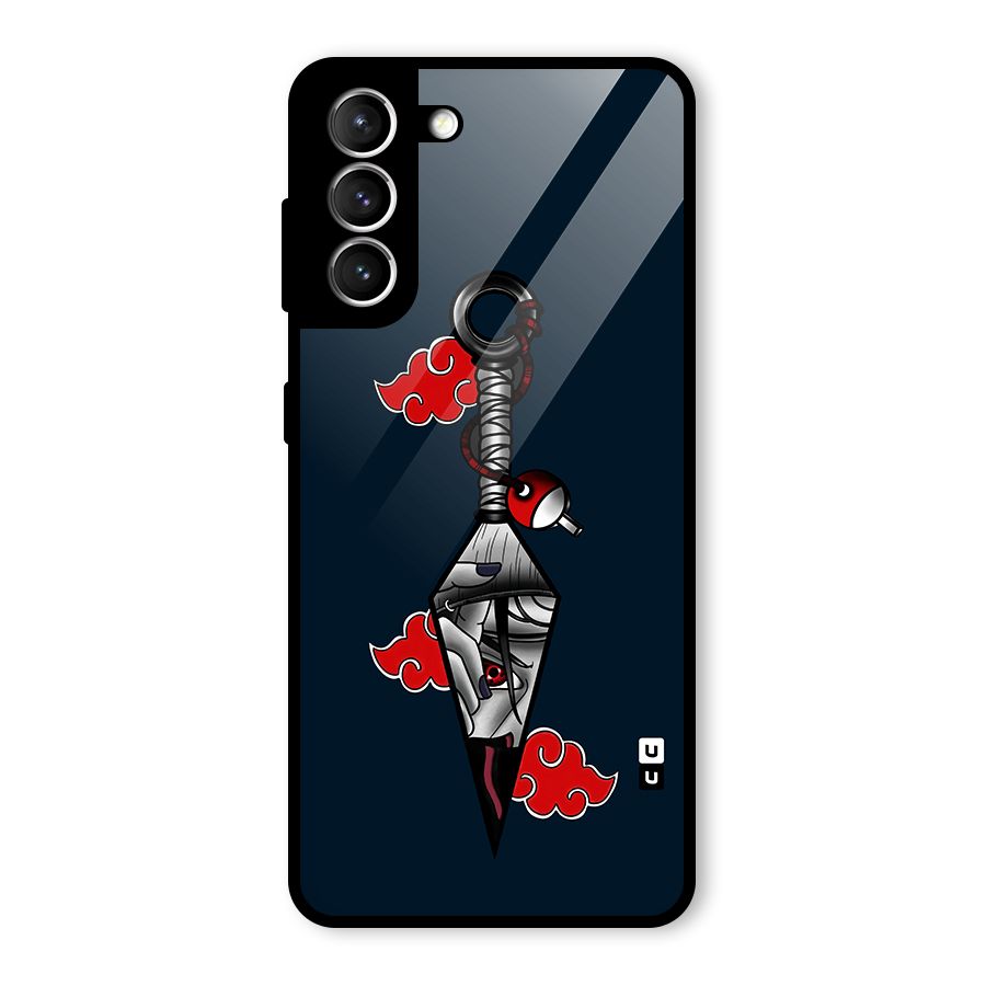 Itachi Kunai Naruto Glass Back Case for Galaxy S21 5G