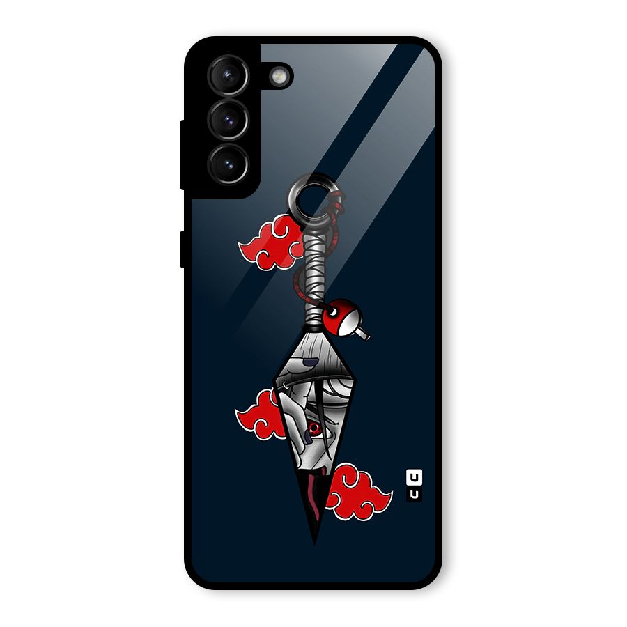 Itachi Kunai Naruto Glass Back Case for Galaxy S21 Plus