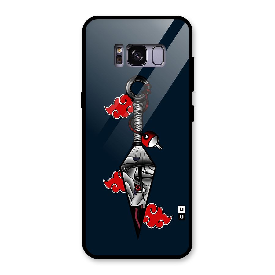 Itachi Kunai Naruto Glass Back Case for Galaxy S8
