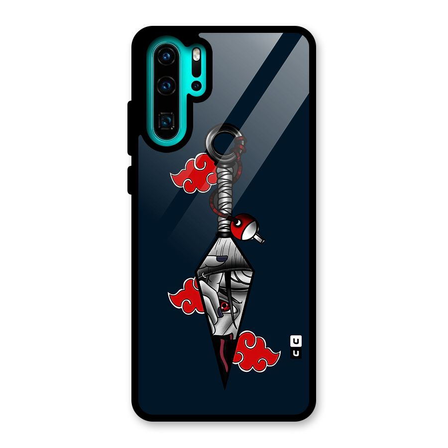 Itachi Kunai Naruto Glass Back Case for Huawei P30 Pro