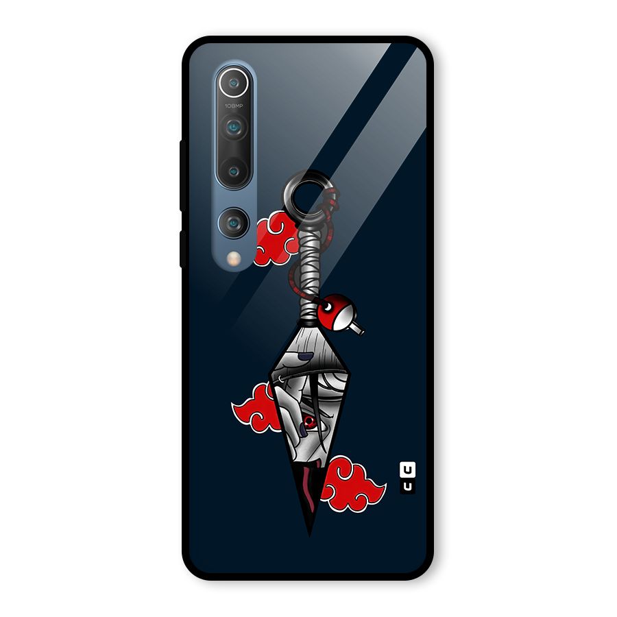 Itachi Kunai Naruto Glass Back Case for Mi 10