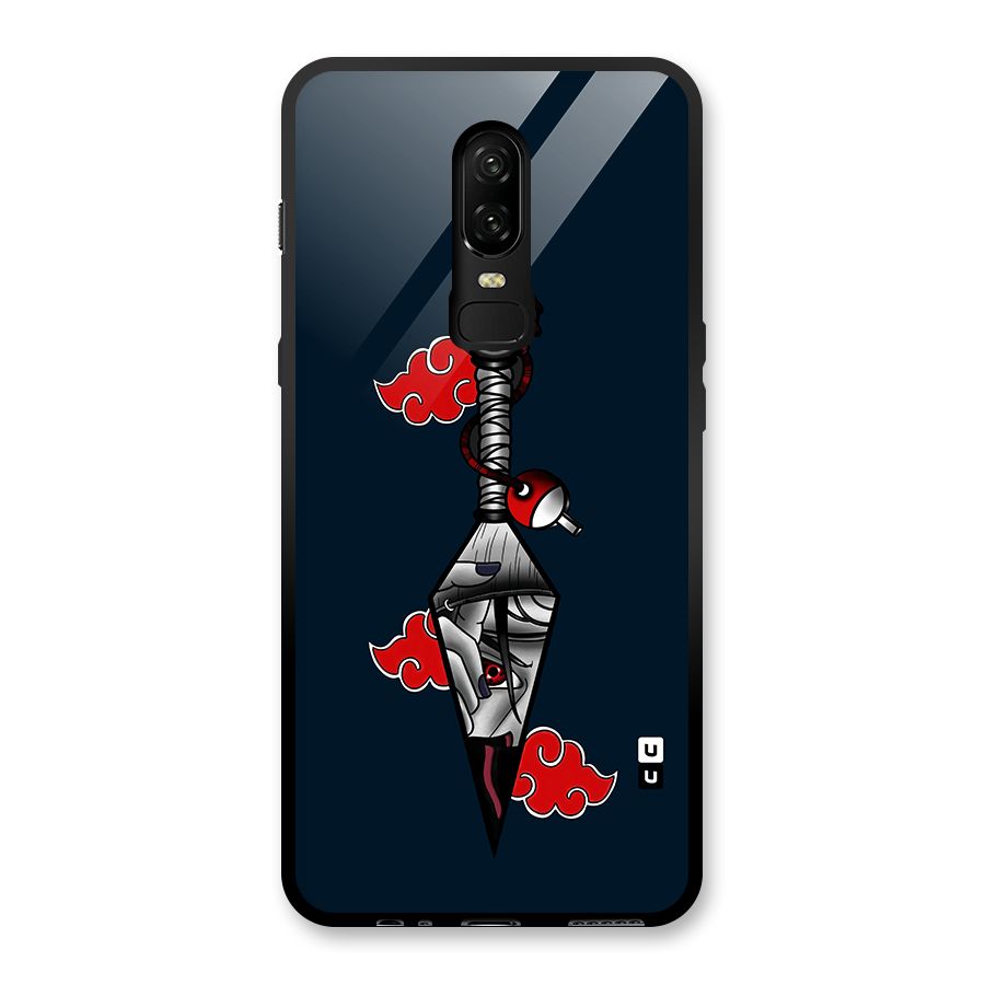 Itachi Kunai Naruto Glass Back Case for OnePlus 6