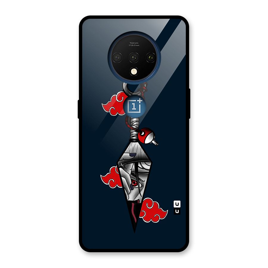 Itachi Kunai Naruto Glass Back Case for OnePlus 7T