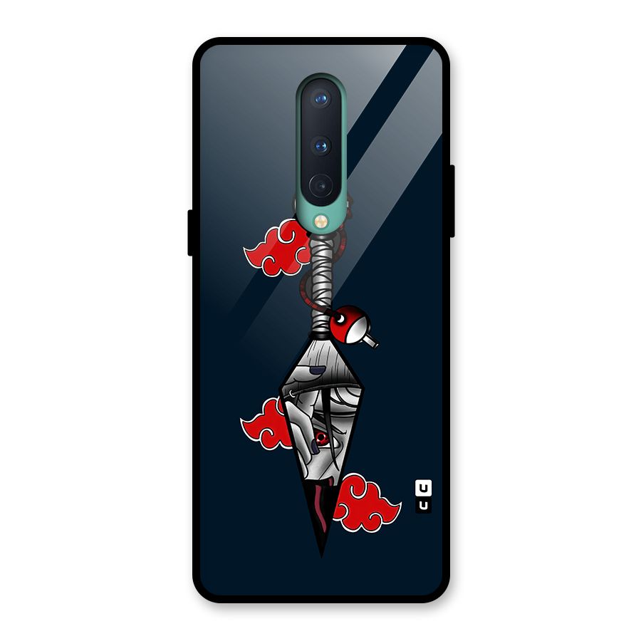 Itachi Kunai Naruto Glass Back Case for OnePlus 8