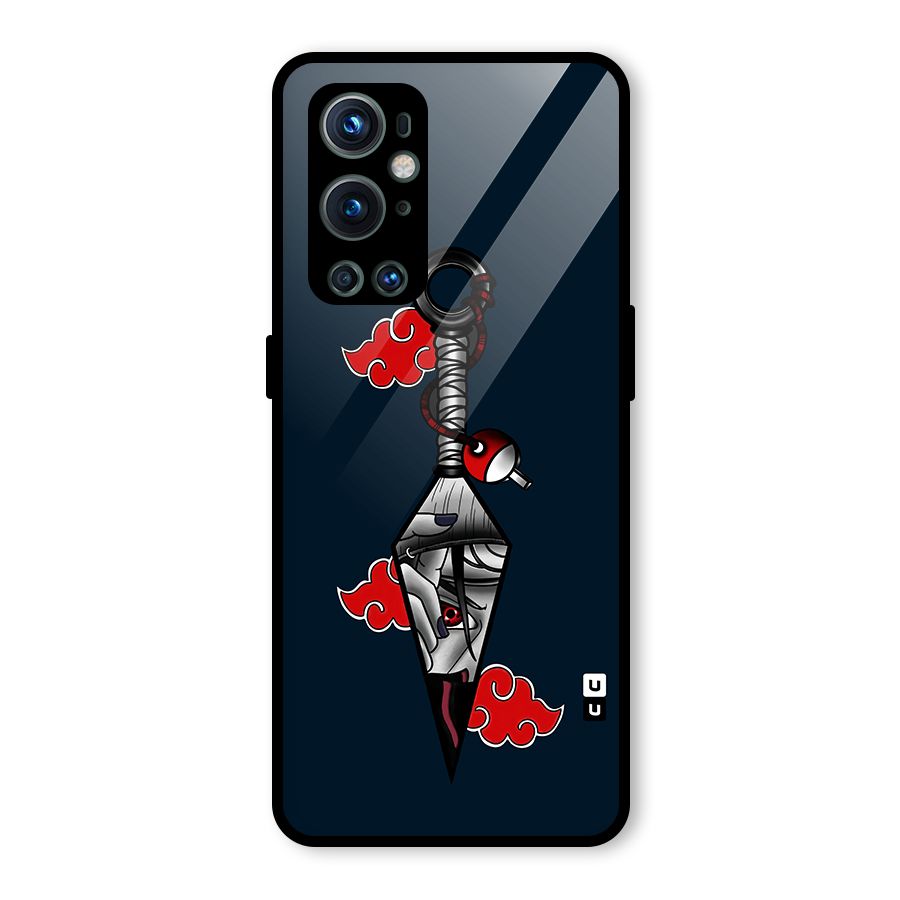 Itachi Kunai Naruto Glass Back Case for OnePlus 9 Pro
