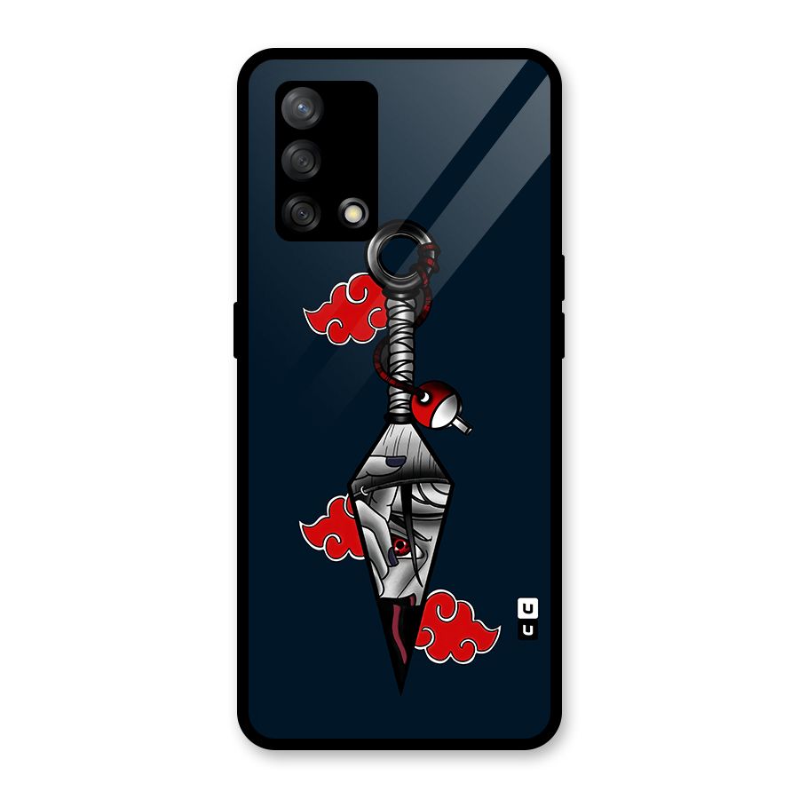 Itachi Kunai Naruto Glass Back Case for Oppo F19