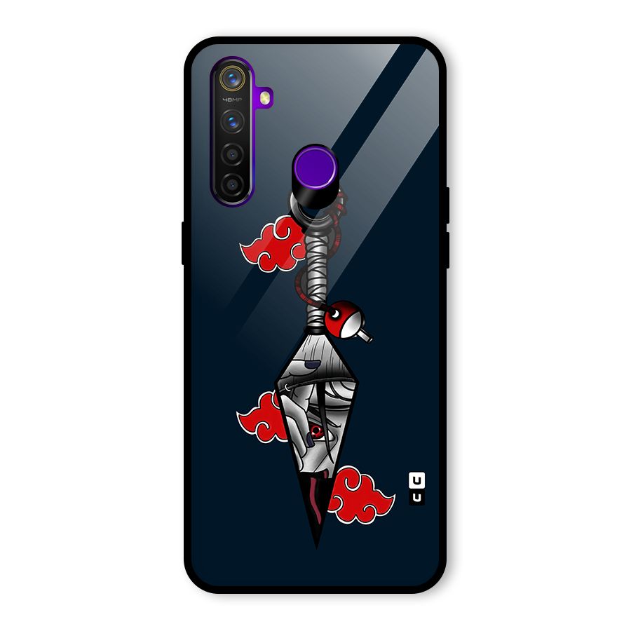 Itachi Kunai Naruto Glass Back Case for Realme 5 Pro