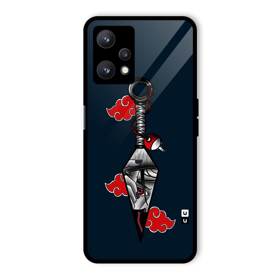 Itachi Kunai Naruto Glass Back Case for Realme 9 Pro 5G