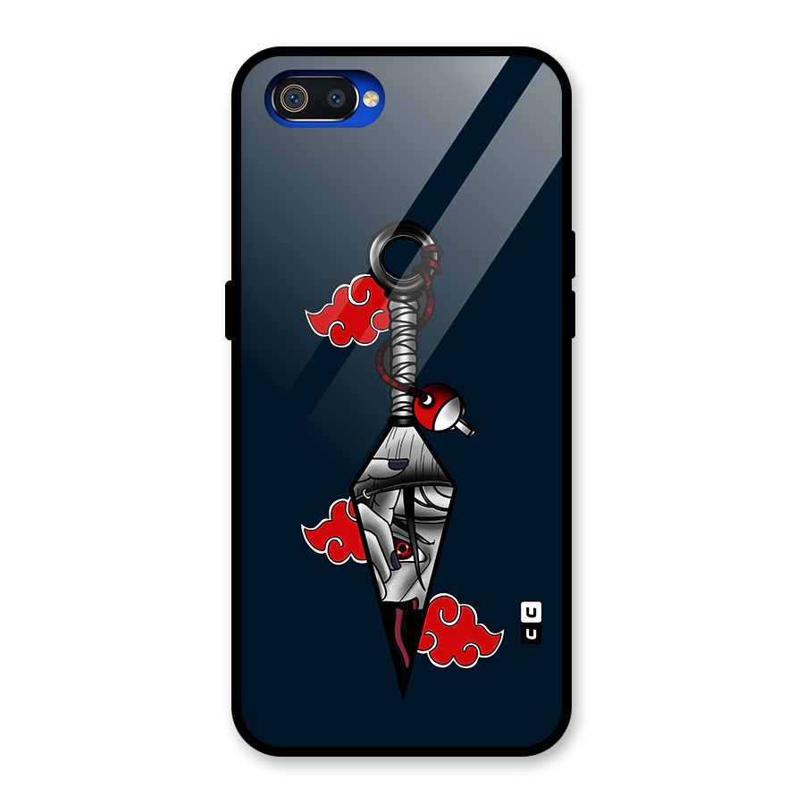 Itachi Kunai Naruto Glass Back Case for Realme C2