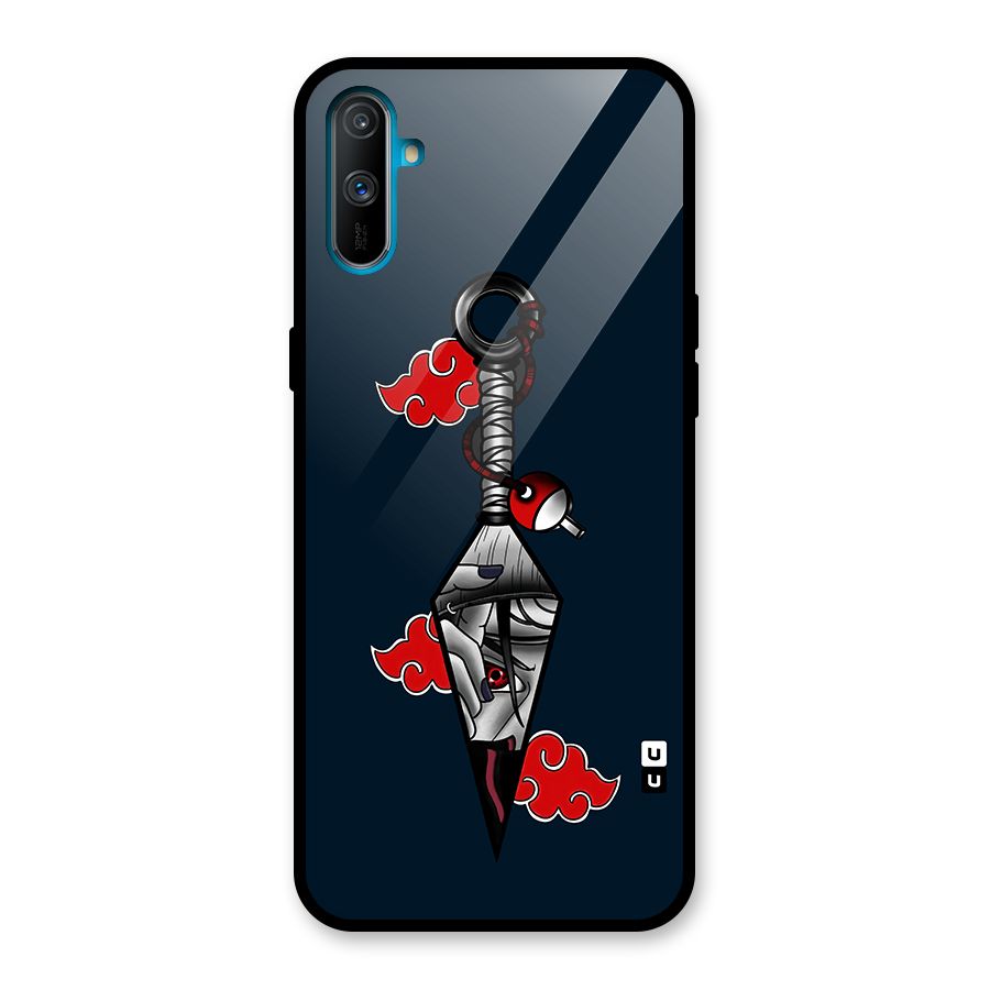 Itachi Kunai Naruto Glass Back Case for Realme C3