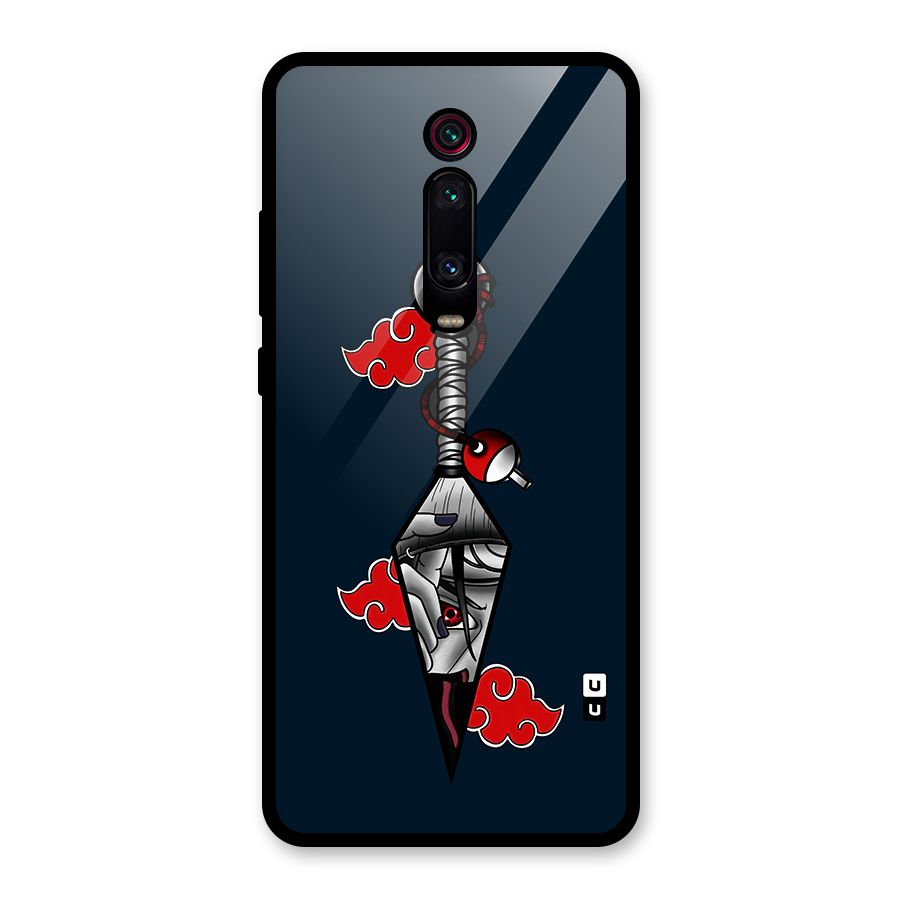 Itachi Kunai Naruto Glass Back Case for Redmi K20 Pro