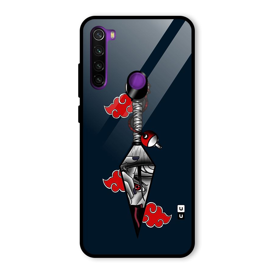 Itachi Kunai Naruto Glass Back Case for Redmi Note 8
