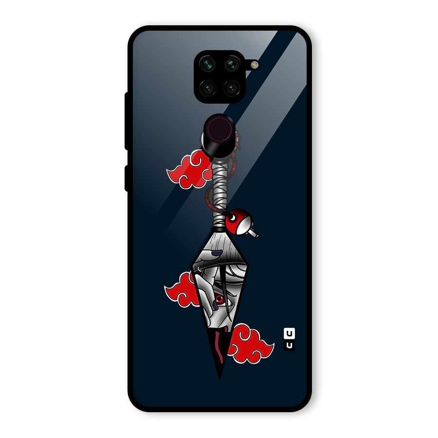 Itachi Kunai Naruto Glass Back Case for Redmi Note 9