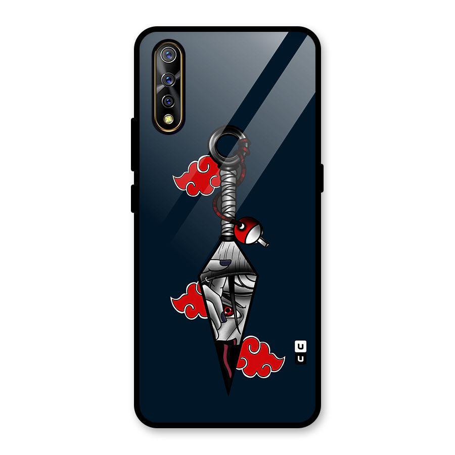 Itachi Kunai Naruto Glass Back Case for Vivo S1