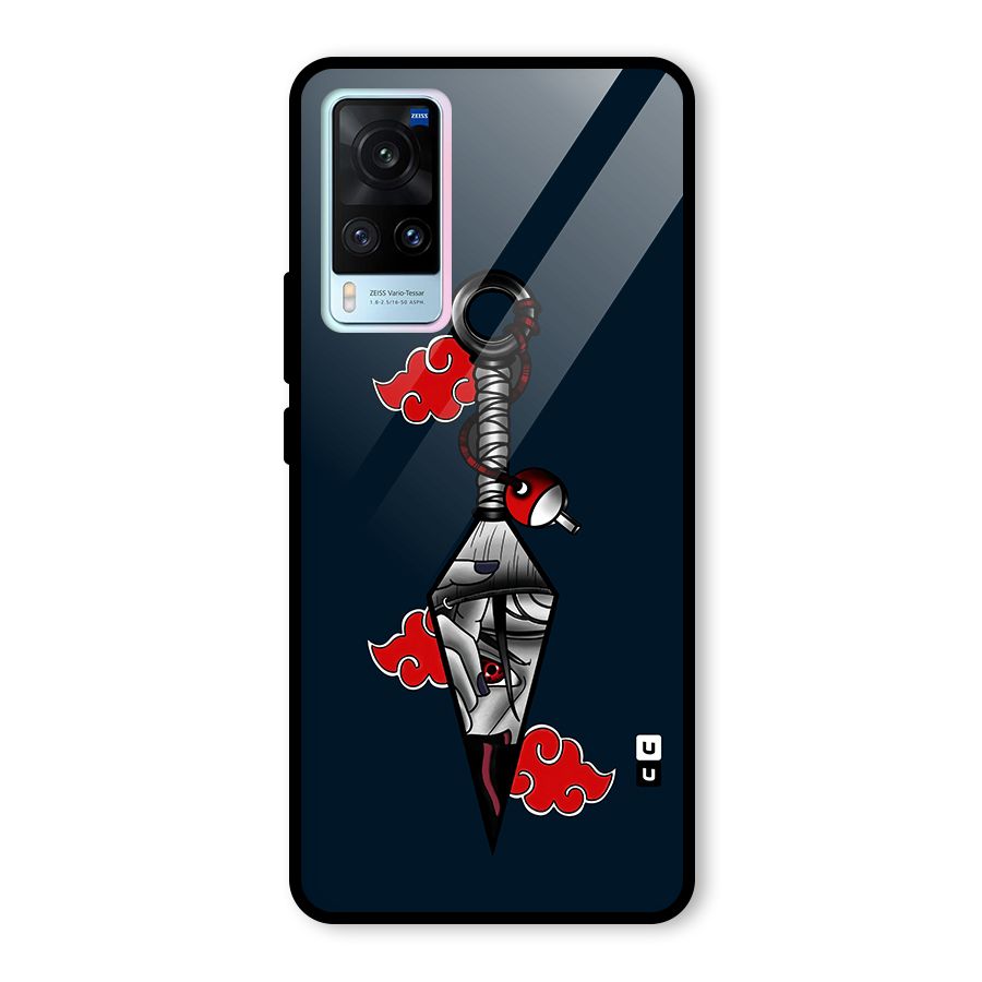 Itachi Kunai Naruto Glass Back Case for Vivo X60