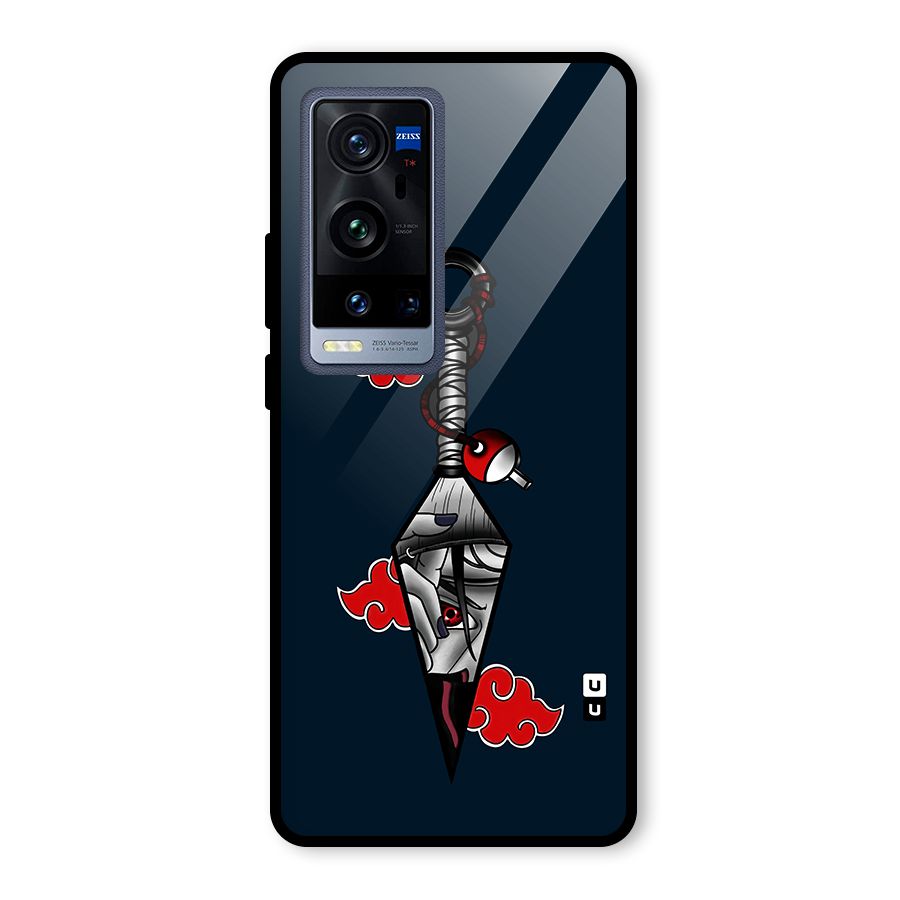 Itachi Kunai Naruto Glass Back Case for Vivo X60 Pro Plus
