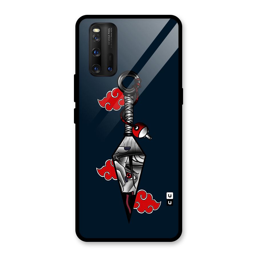 Itachi Kunai Naruto Glass Back Case for Vivo iQOO 3