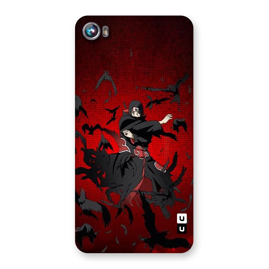 Itachi Stance For War Back Case for Canvas Fire 4 (A107)
