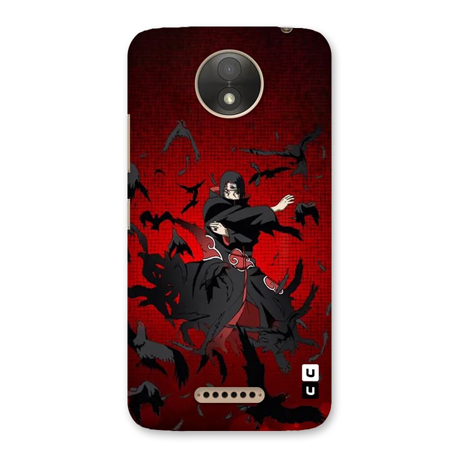 Itachi Stance For War Back Case for Moto C Plus