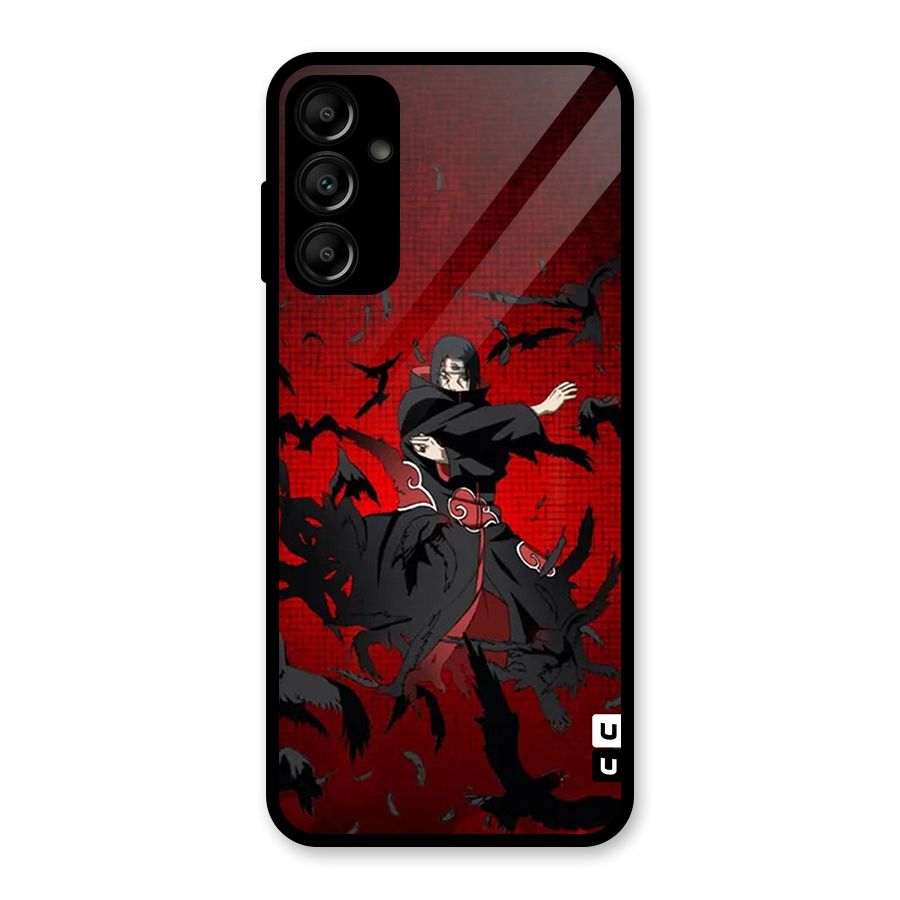 Itachi Stance For War Glass Back Case for Galaxy A14 5G