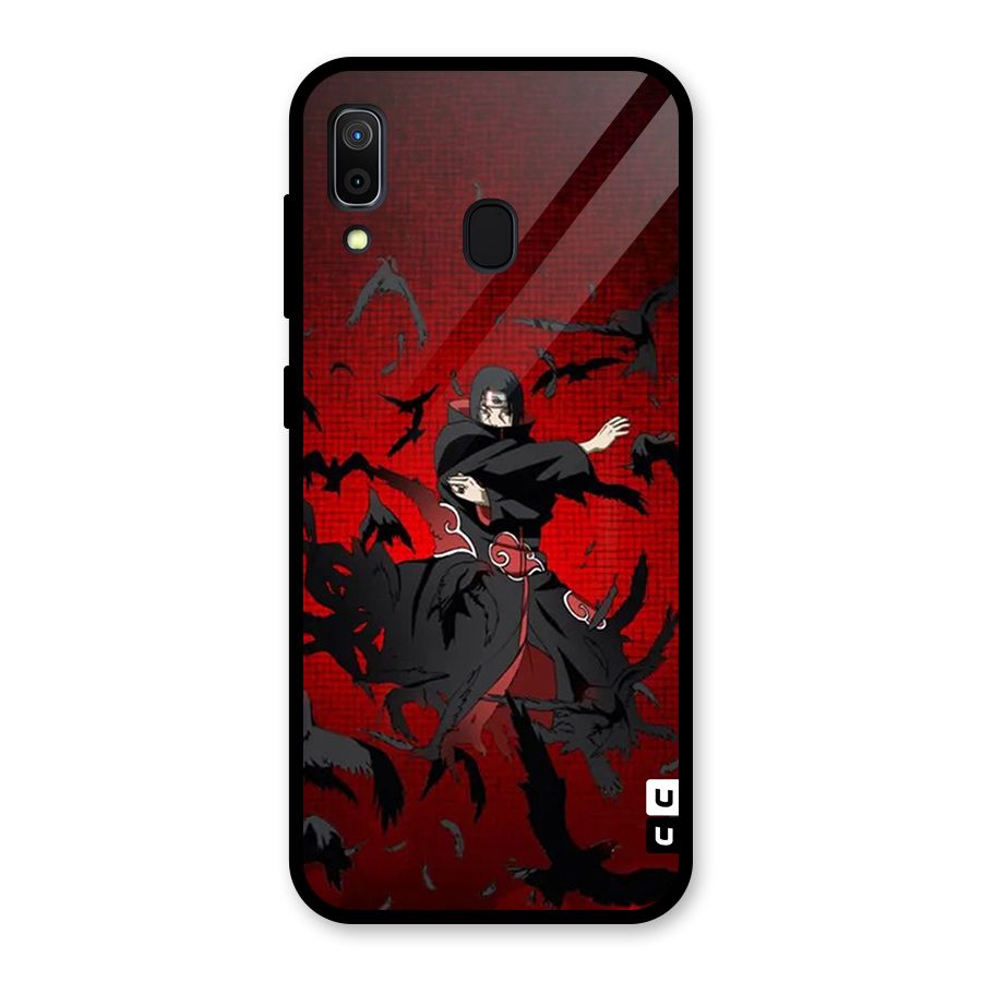 Itachi Stance For War Glass Back Case for Galaxy A30