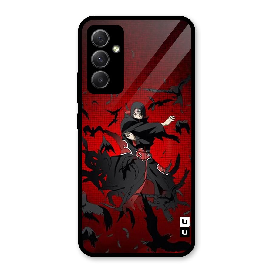 Itachi Stance For War Glass Back Case for Galaxy A34
