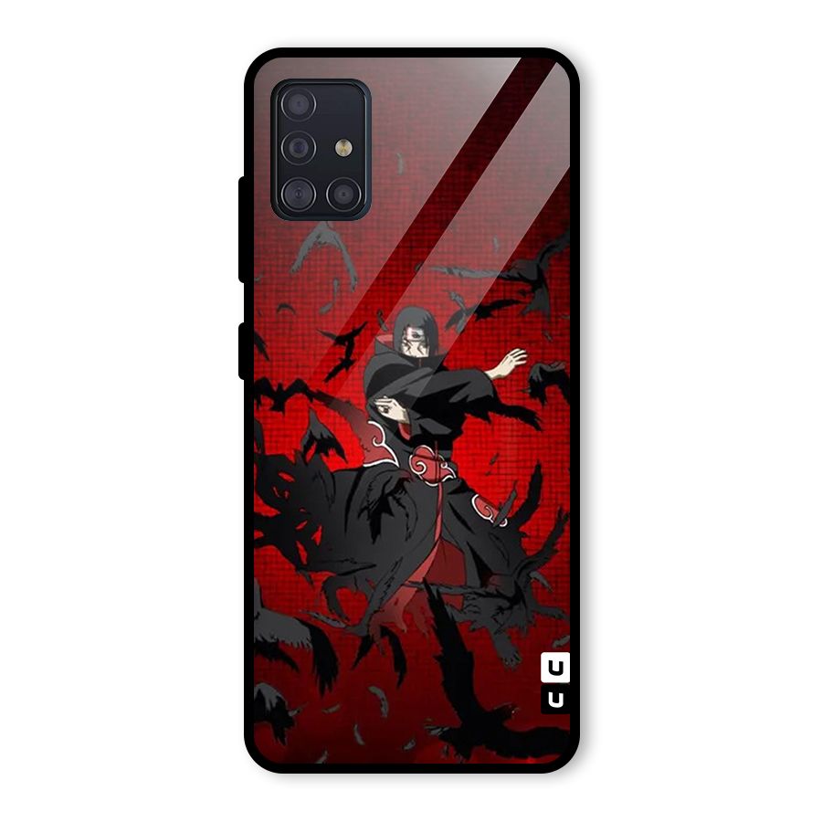 Itachi Stance For War Glass Back Case for Galaxy A51