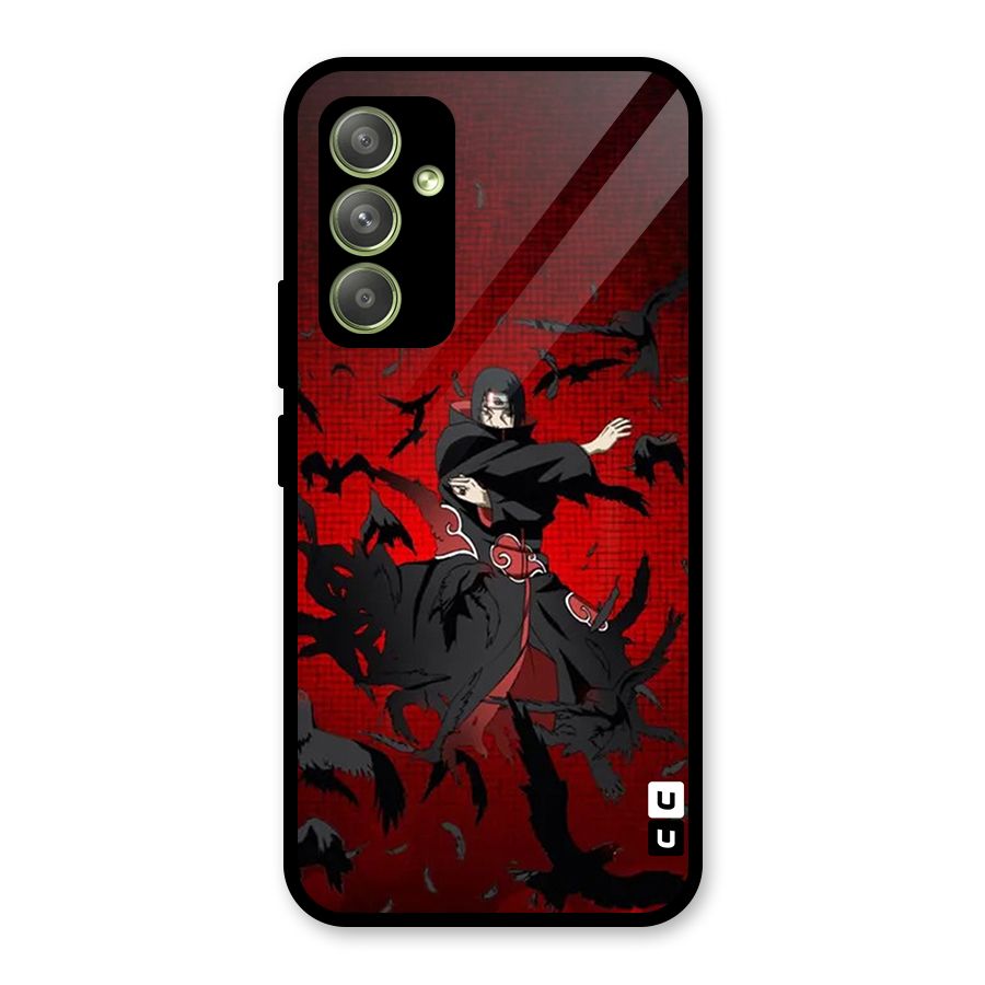 Itachi Stance For War Glass Back Case for Galaxy A54