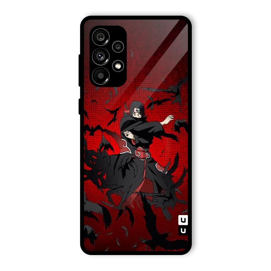 Itachi Stance For War Glass Back Case for Galaxy A73 5G