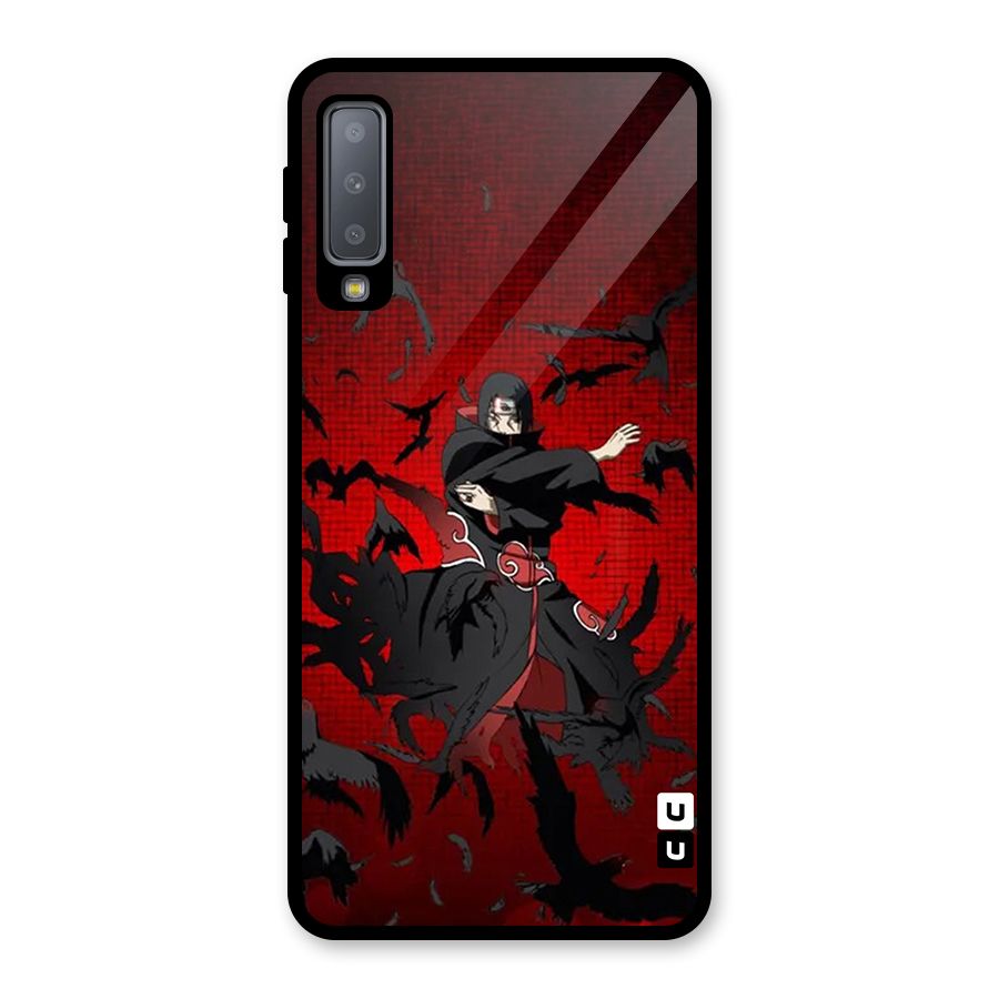 Itachi Stance For War Glass Back Case for Galaxy A7 (2018)
