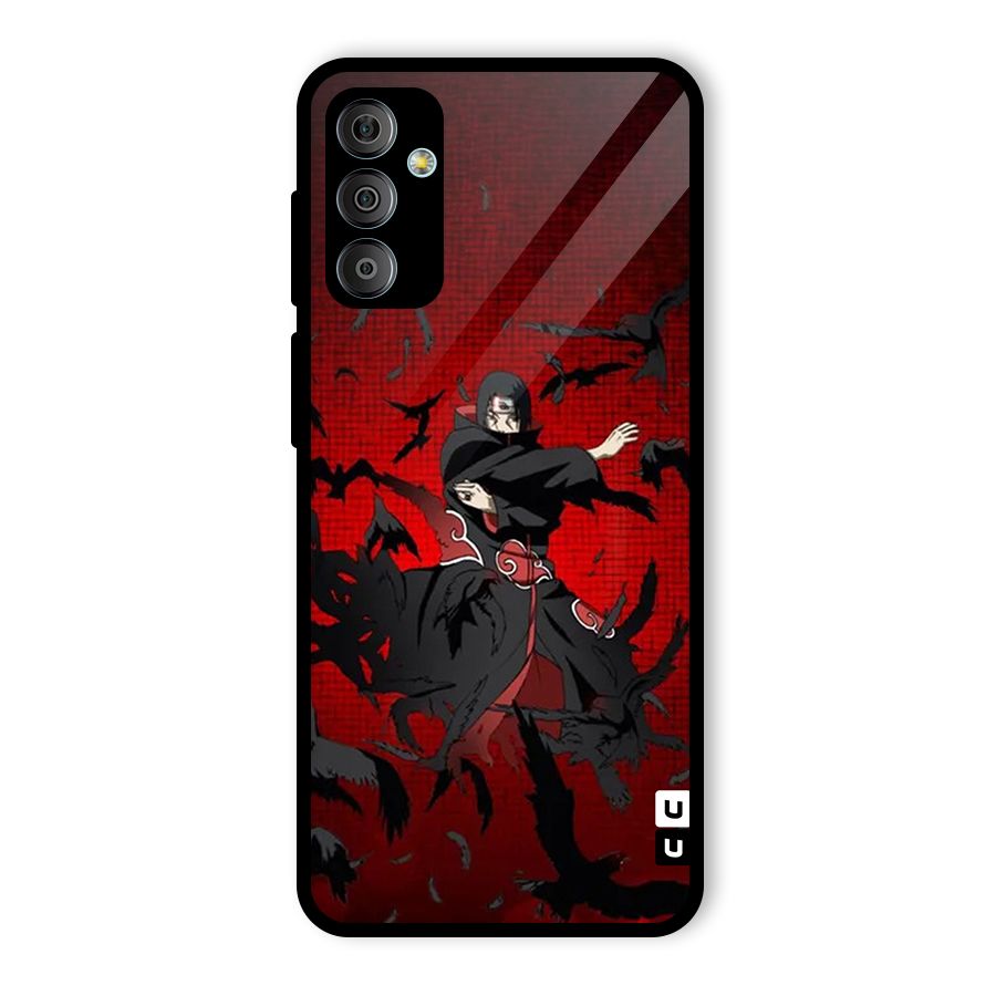 Itachi Stance For War Glass Back Case for Galaxy F23