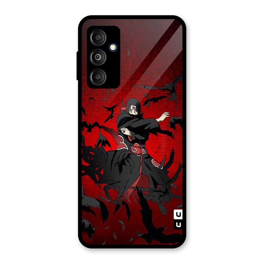 Itachi Stance For War Glass Back Case for Galaxy M14 5G