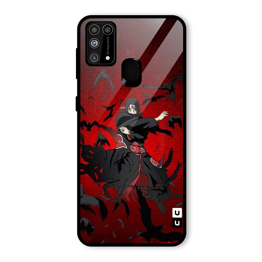 Itachi Stance For War Glass Back Case for Galaxy M31