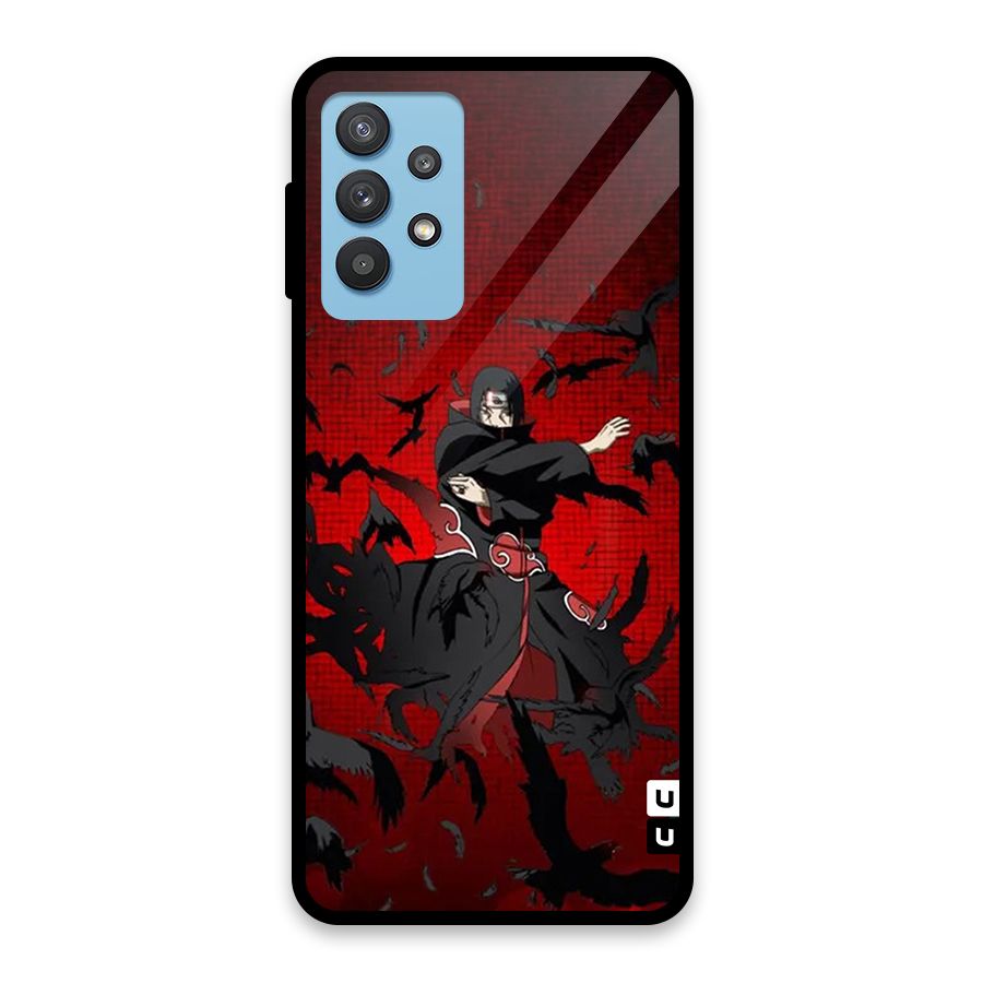 Itachi Stance For War Glass Back Case for Galaxy M32 5G